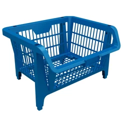 Cesto Expositor Prático de Plástico Suporta Até 8 KG PRESTO
