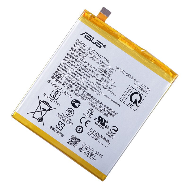 Bateria Para Celular Compat&iacute;vel Com Zenfone 5 Zenfone 5z C11P1708 ZS620KL - Escorrega O Pre&ccedil;o