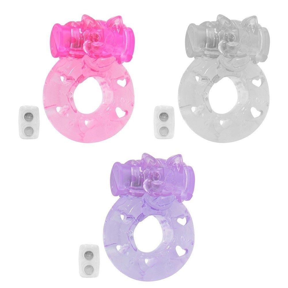 VIBE - Anel Peniano com Vibro e Estimulador de Clítoris com Texturas Estimuladora em Oferta na Shopee