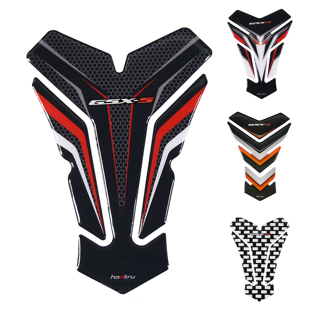 3D Motocicleta Tanque Almofada Protetor Decalque Adesivos Caso Para SUZUKI GSX-S Espinha De Peixe gsxs 750 1000 1000f
