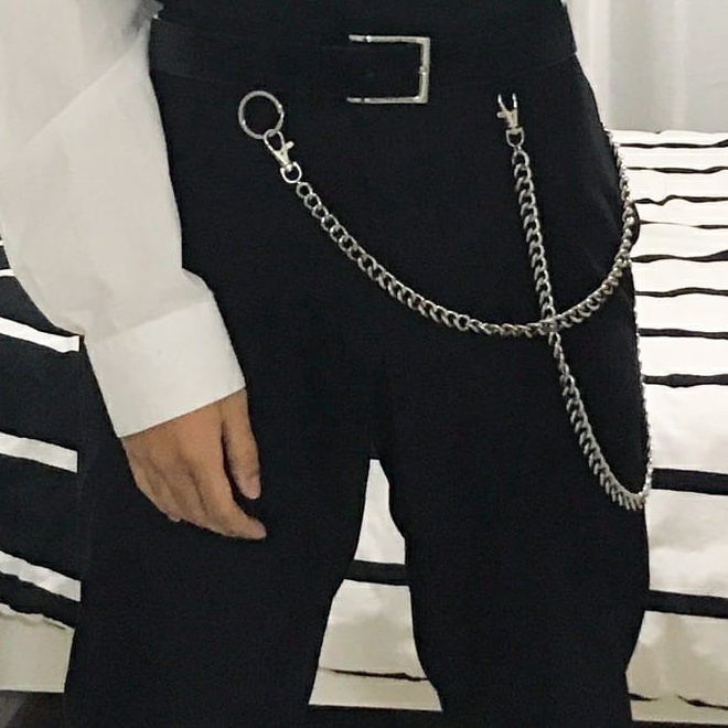 Corrente Simples para Calça e saia Acessório E-girl Grunge Rock punk aesthetic gótico kpop
