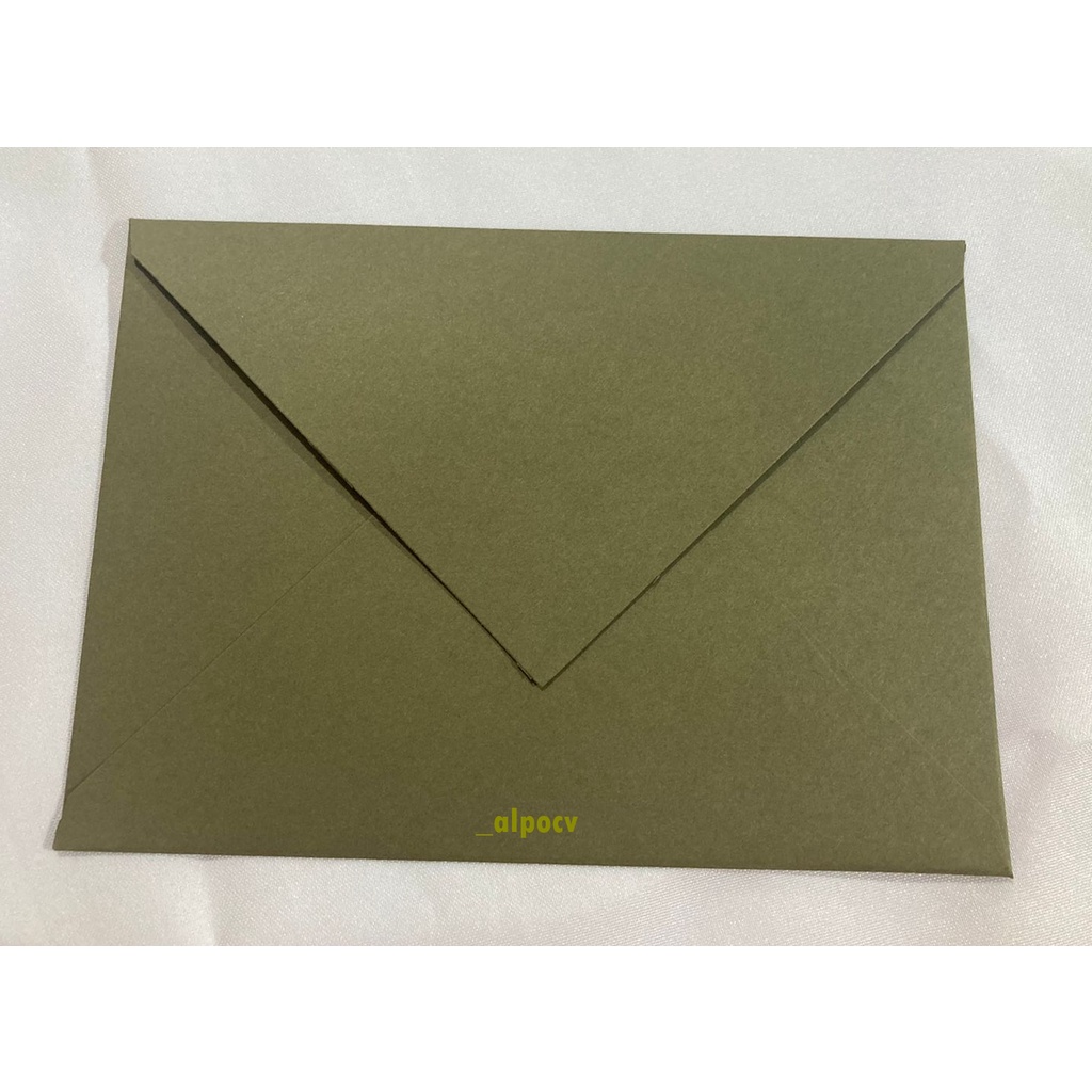 Envelope Para convite 15x21  - Modelo Bico Clássico - 25 Unidades- Verde Oliva - 180g em Oferta na Shopee