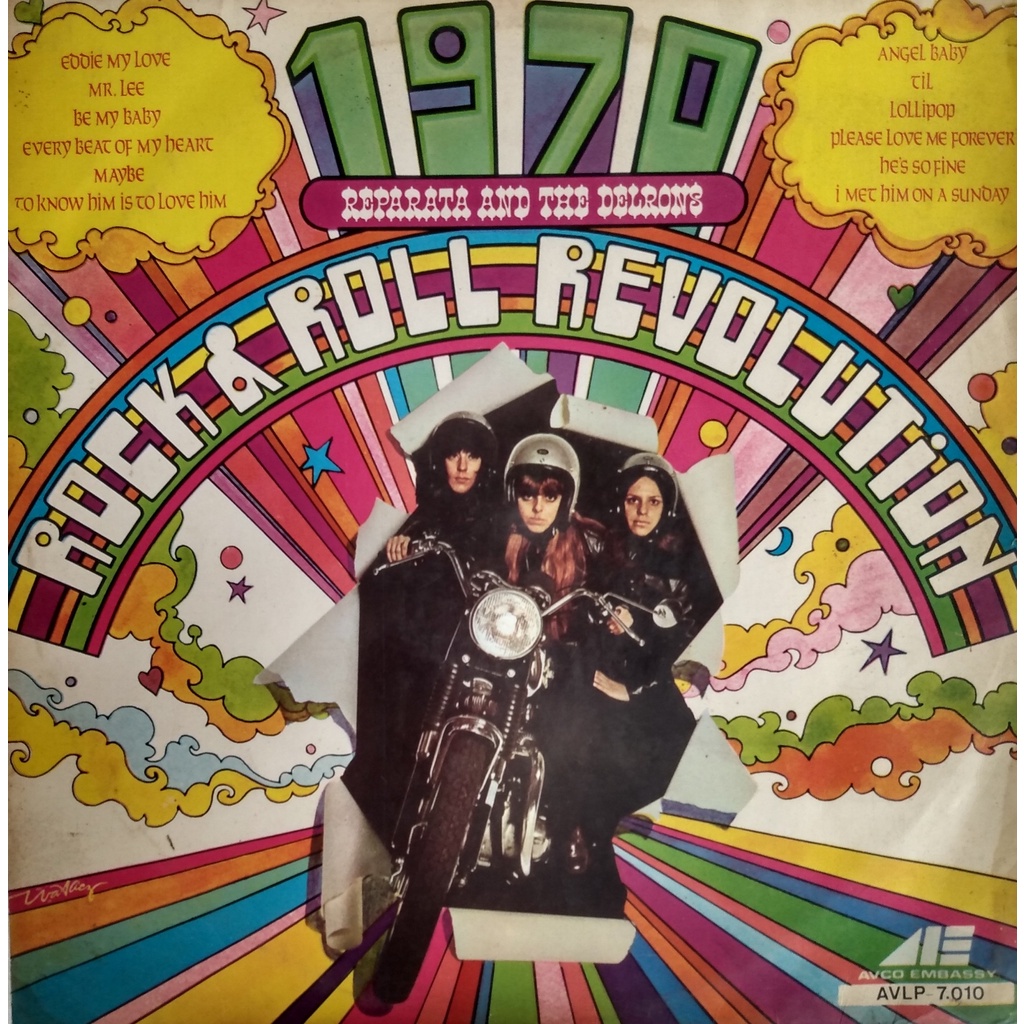 Disco de vinil,Rock roll revolution,ano-1970. | Shopee Brasil