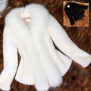 Casacos Feminino De Inverno pele fgrosso quente casaco de pele falsa