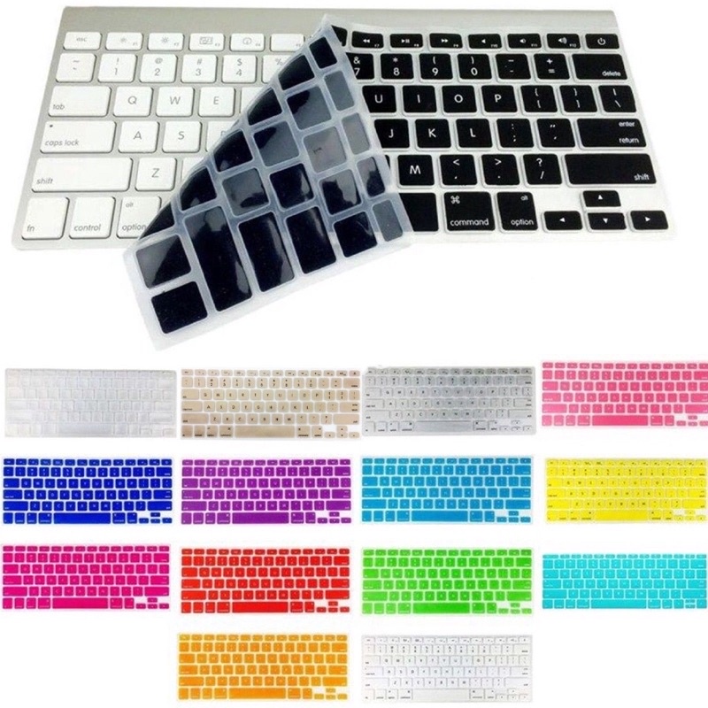 1 Capinha Película Silicone Protetora Teclado Apple MacBook Air Pro iMac Mac Mini