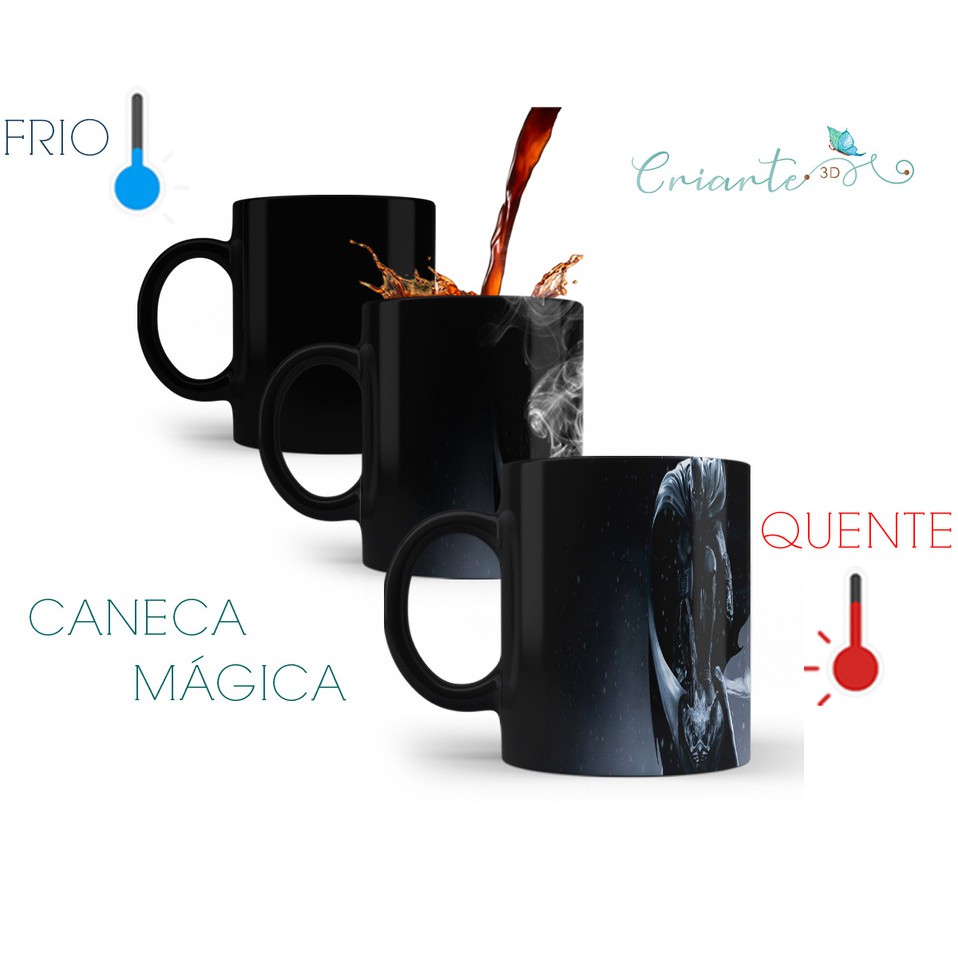 Caneca Porcelana Mágica Coleção Batman #06