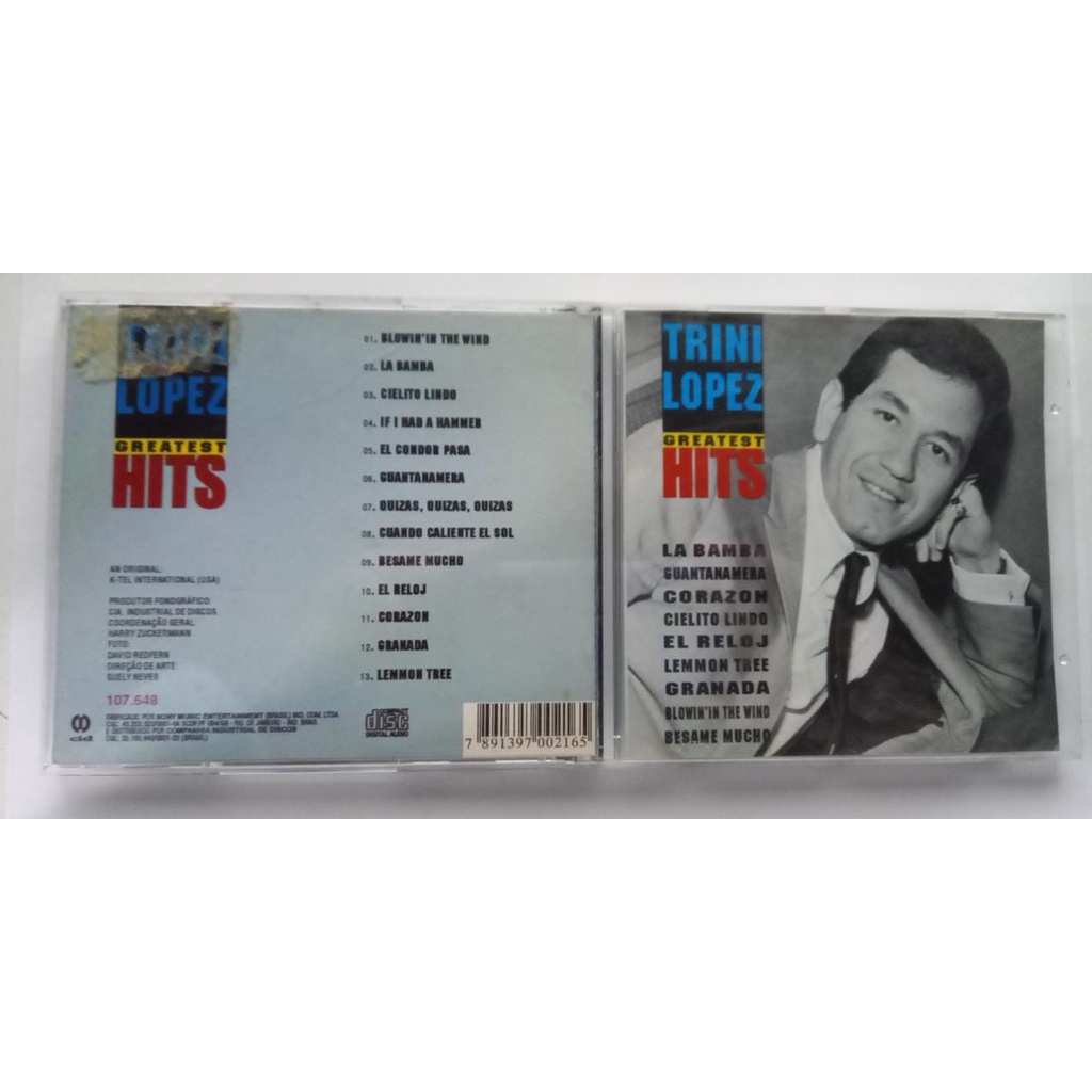CD-Trini Lopez Greatest hits
