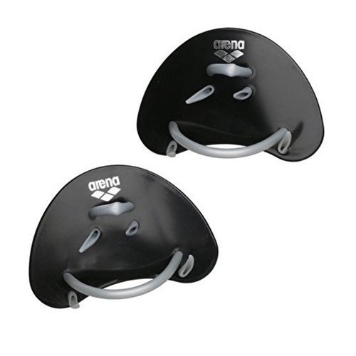 Palmar para Natação Elite Finger Paddle Arena Preto/Prata