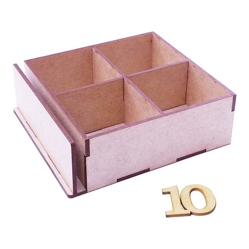Kit 5 Porta Sache Mdf. Tempero Comanda Boteco Restaurante