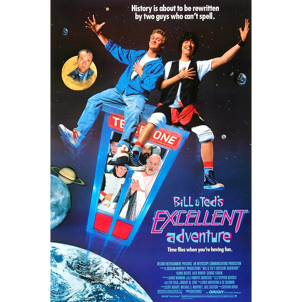 Bill & Ted - Uma Aventura Fantástica (1989) (Bill & Ted's Excellent Adventure) Keanu Reeves - Dublagem Clássica