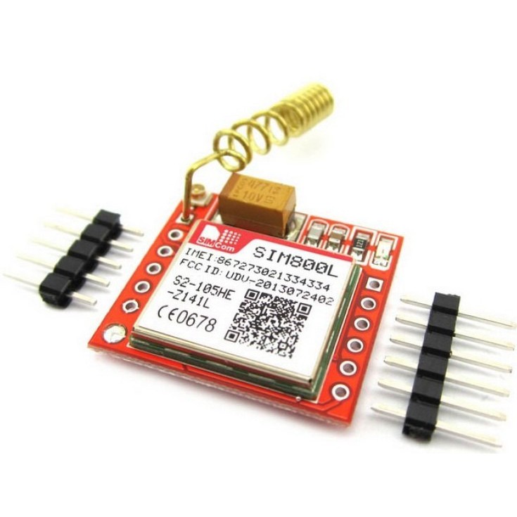 Módulo GSM SIM800L GPRS/SMS Quad-Band com slot para SIM - Automação Arduino circuito eletrônico eletrônica - 1 peça