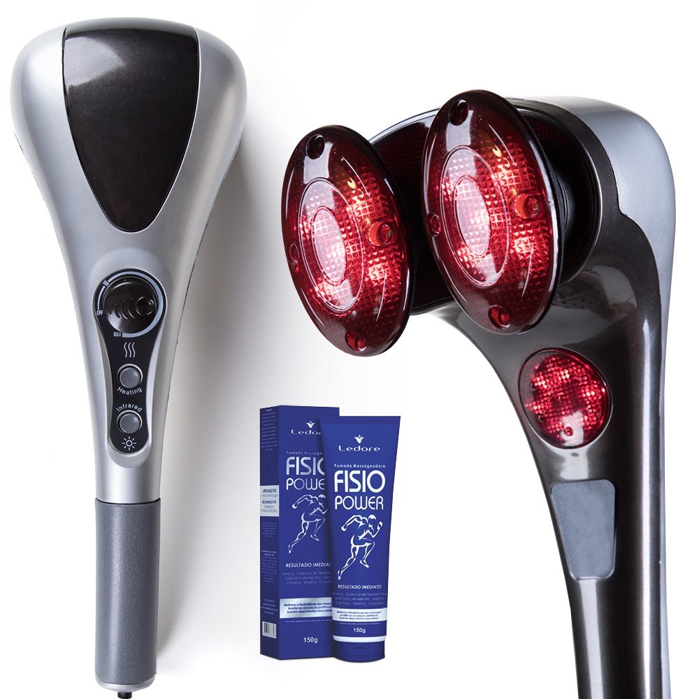 Massageador Profissional Duplo Corporal Relaxamento Elétrico - Health