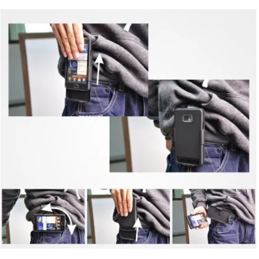 Capa Clip Belt Moto G9 PLay XT2083 (Tela 6.5) Suporte Cinto+PELICULA 3D
