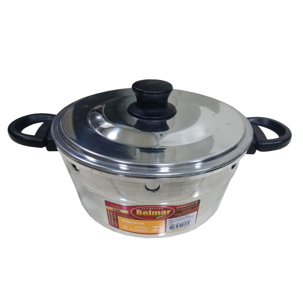 Forma Assadeira De Bolo Para Boca De Fogão 22Cm 2,6L Belmar