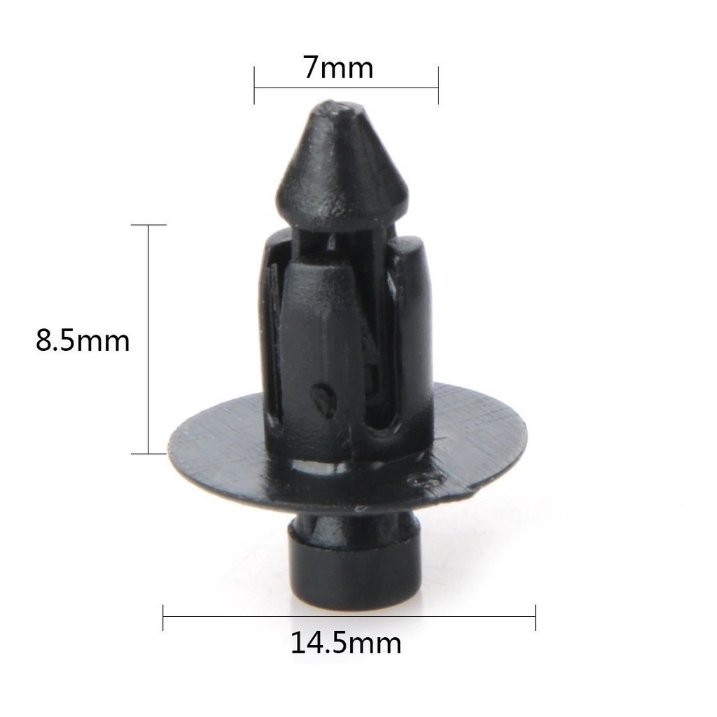 10x Clip Trava Grampo De Carenagem 7mm  Honda Xre Suzuki REF:06Z8 RSI
