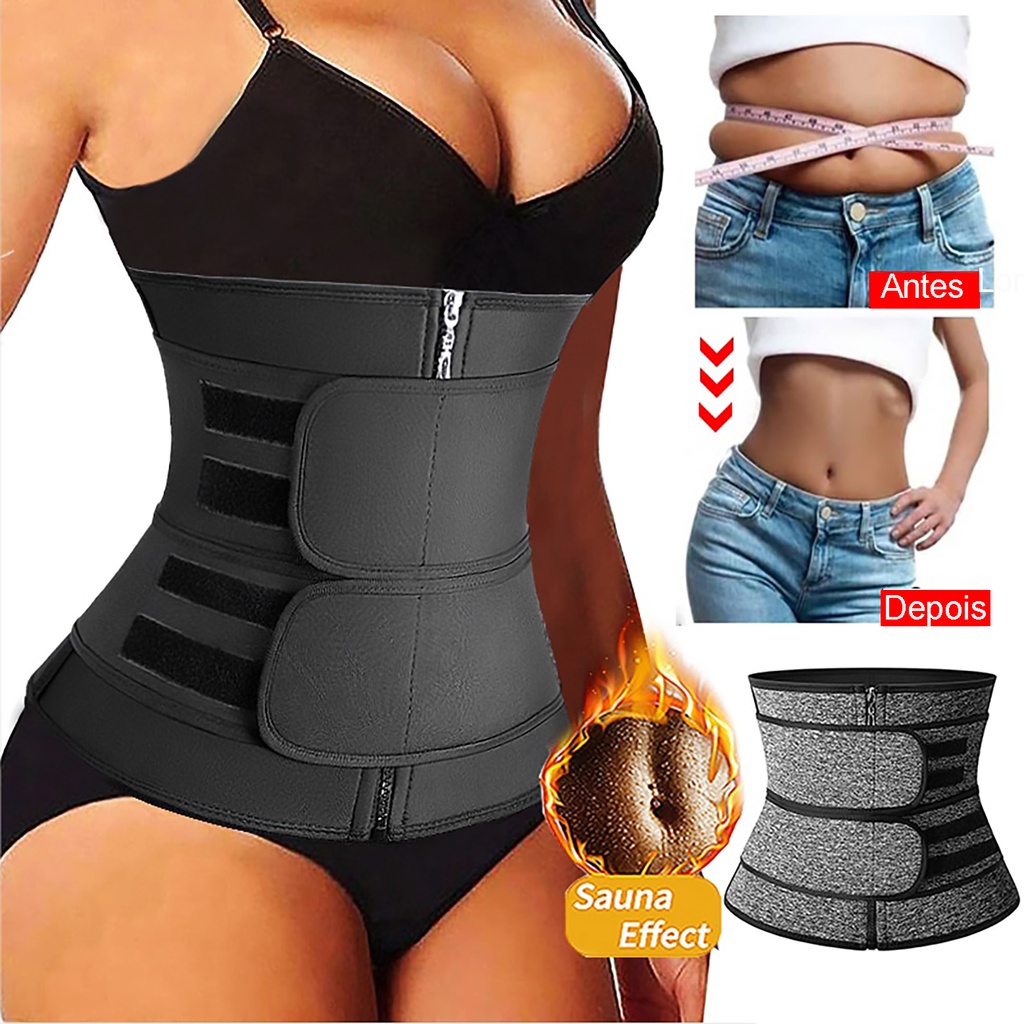 Cinta Faixa Abdominal Térmica Efeito Sauna Hot Efeito Sauna