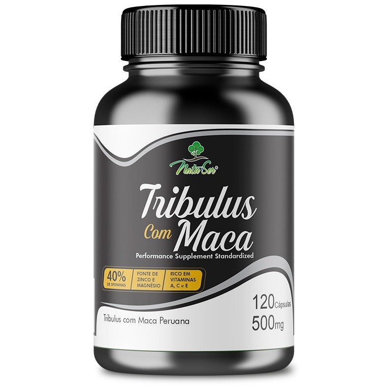 Tribulus Terrestris Com Maca Peruana 40 Saponinas Original de 500mg