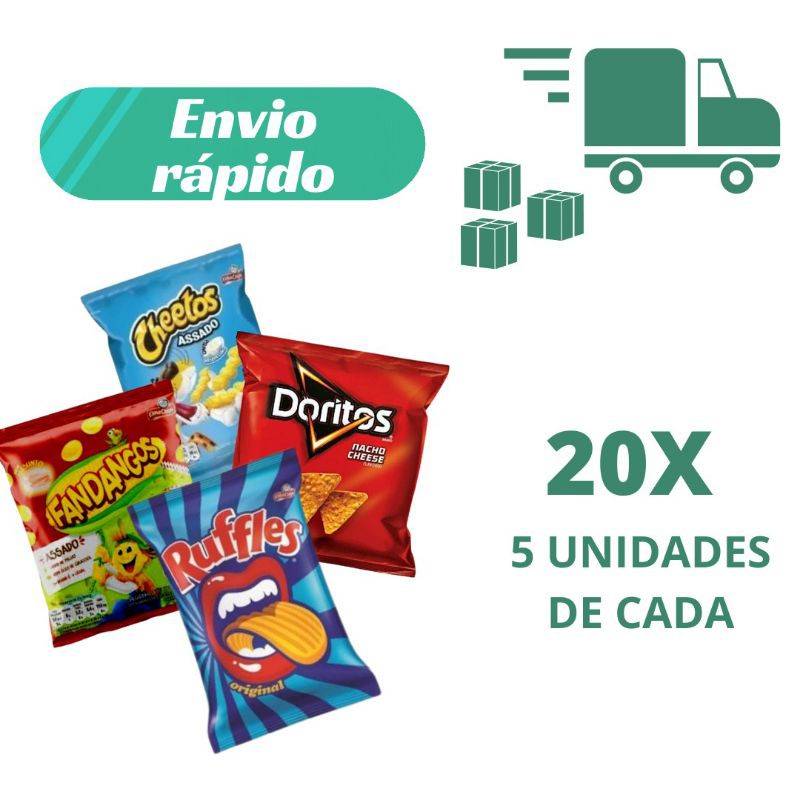 Kit 5 Salgadinho Cheetos Patas Anitta Cheddar Wow 61G