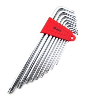 Kit Chaves Torx Extra Longa | Longa | Curta de T10 a T50 9 Pçs Com Furo em Oferta na Shopee