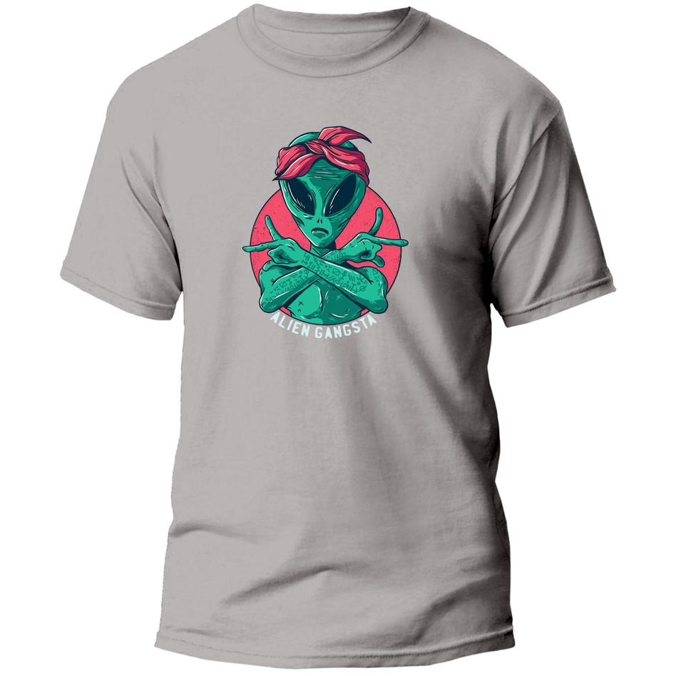 Camiseta Camisa ET  Gangster Extra Terrestre Hip Hop Malha Premium