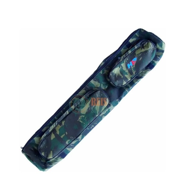 Bolsa Pesca Porta Vara Camuflado Com Bolsos Para Molinete 90cm