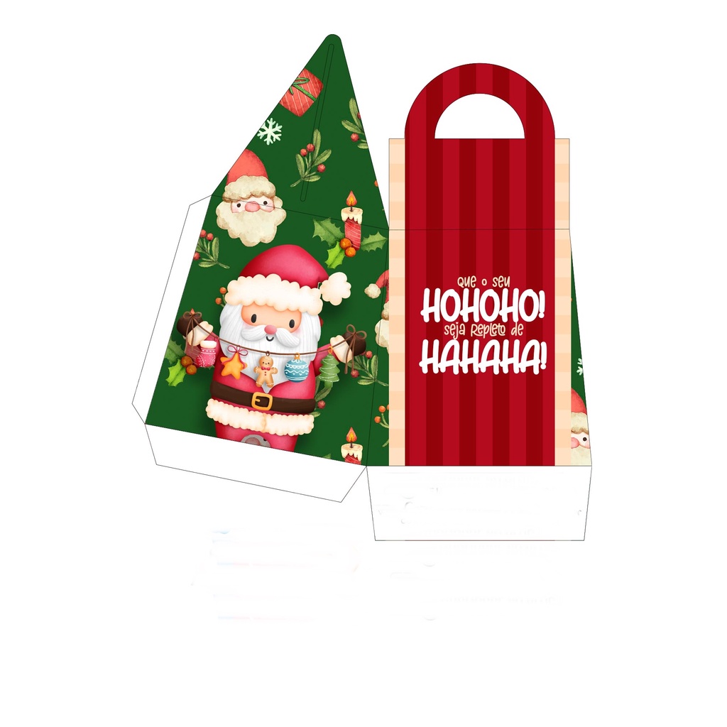 Caixa Mini Panetone de Natal com Visor ( 5 unidades) | Impressa - Cortadas  & Vincada | (Cliente Cola e Monta) | Shopee Brasil