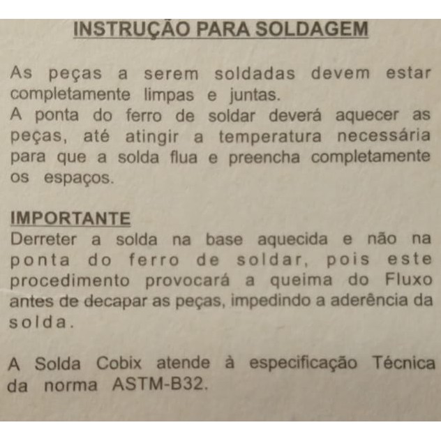 Estanho Solda 1,0mm - 5 Metros - COBIX 60x40 - Excelente Qualidade - 32,4 gramas - Para eletrônica — imagem 2 de 2