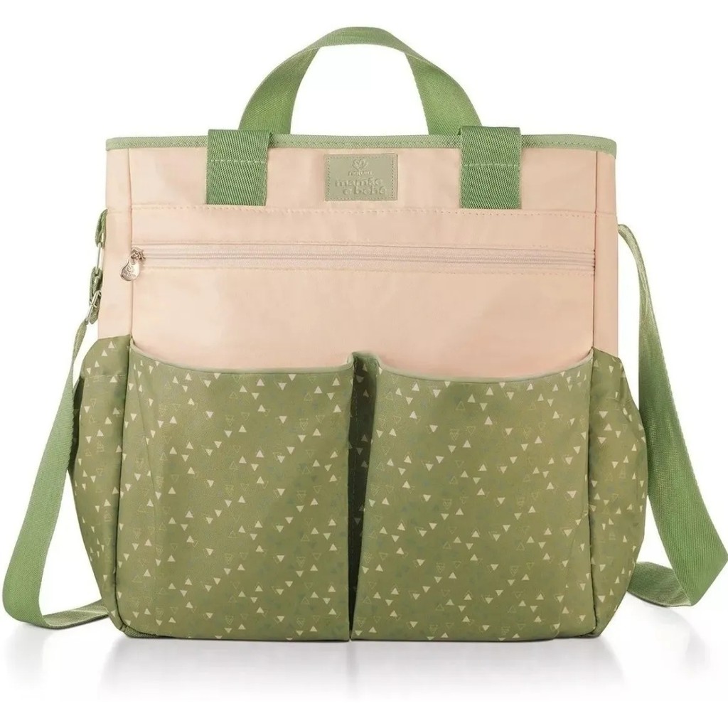 Bolsa Mala Maternidade Grande Natura Mamae Bebe C Trocador Shopee Brasil