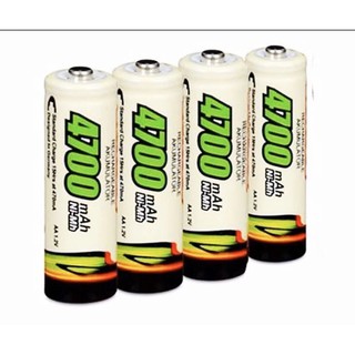 Pilha Recarregável Aa 4700 Mah Cartela Com 4 Unidades