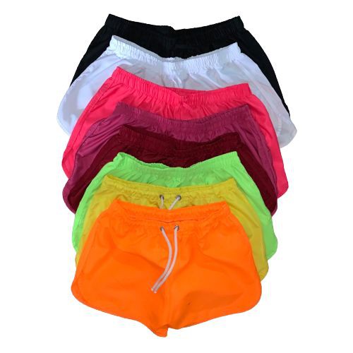 Short Tactel soltinho confortável Caminhada, treinar, malhar, saída de praia e piscina, acadêmia