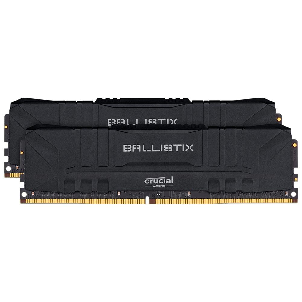 Memoria Ram Crucial Ballistix 3600 MHz DDR4 DRAM 16 GB (2x8 GB) CL16 BL2K8G36C16U4B Desktop Gamer (Preto)