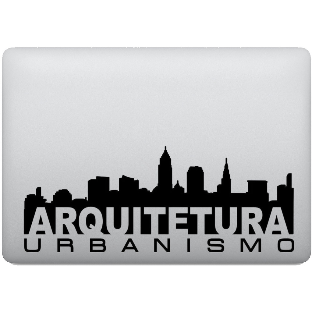 Adesivo de Notebook Arquitetura e Urbanismo