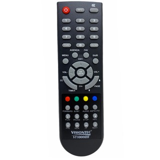Controle Remoto Para Parabolica Vt1000 Hd Vt1000hd Original