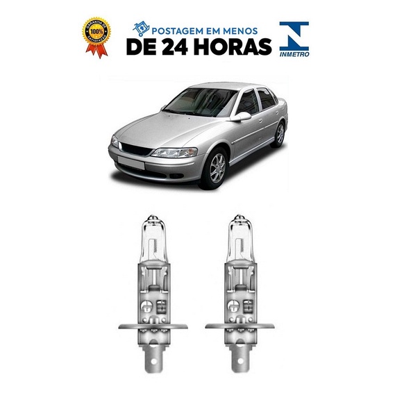 Par Lampada Farol Alto Vectra 1997 1998 1999 2000 2001 2002 2003 2004 2005 H1