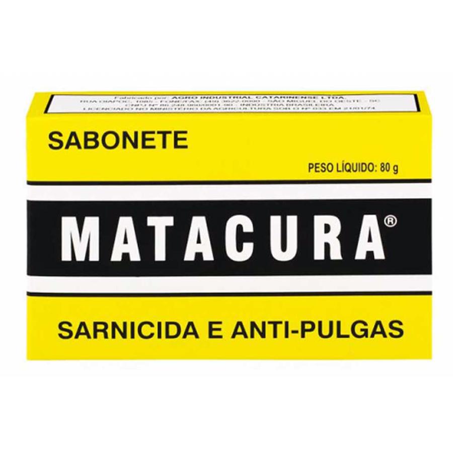 Sabonete Antipulgas Matacura - 80g em Oferta na Shopee