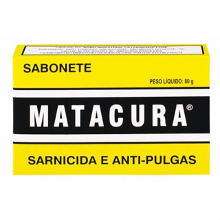 Sabonete Antipulgas Matacura - 80g em Oferta na Shopee
