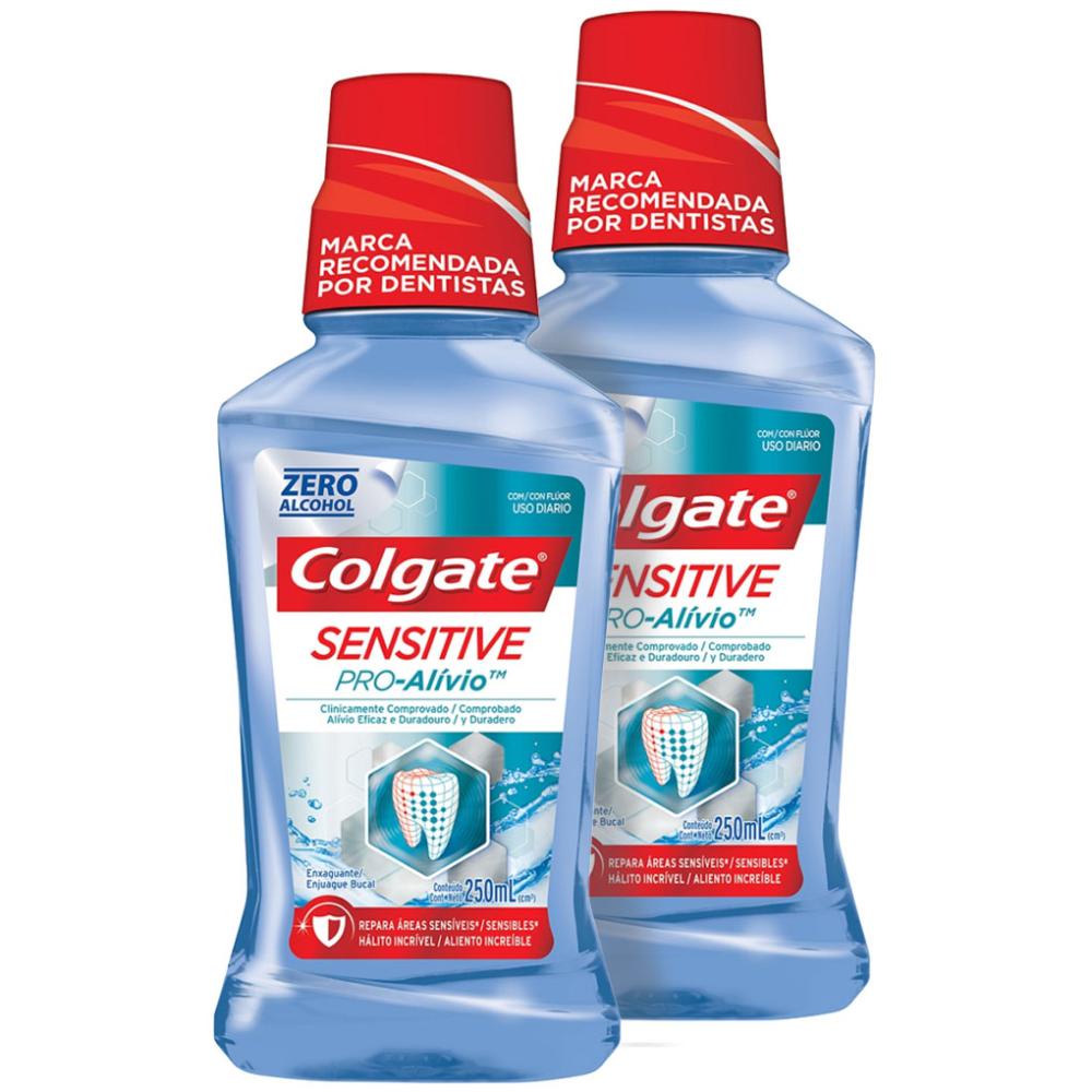 Kit C/ 2 Enxaguante Bucal Colgate Sensitive Pro-Alívio 250ml