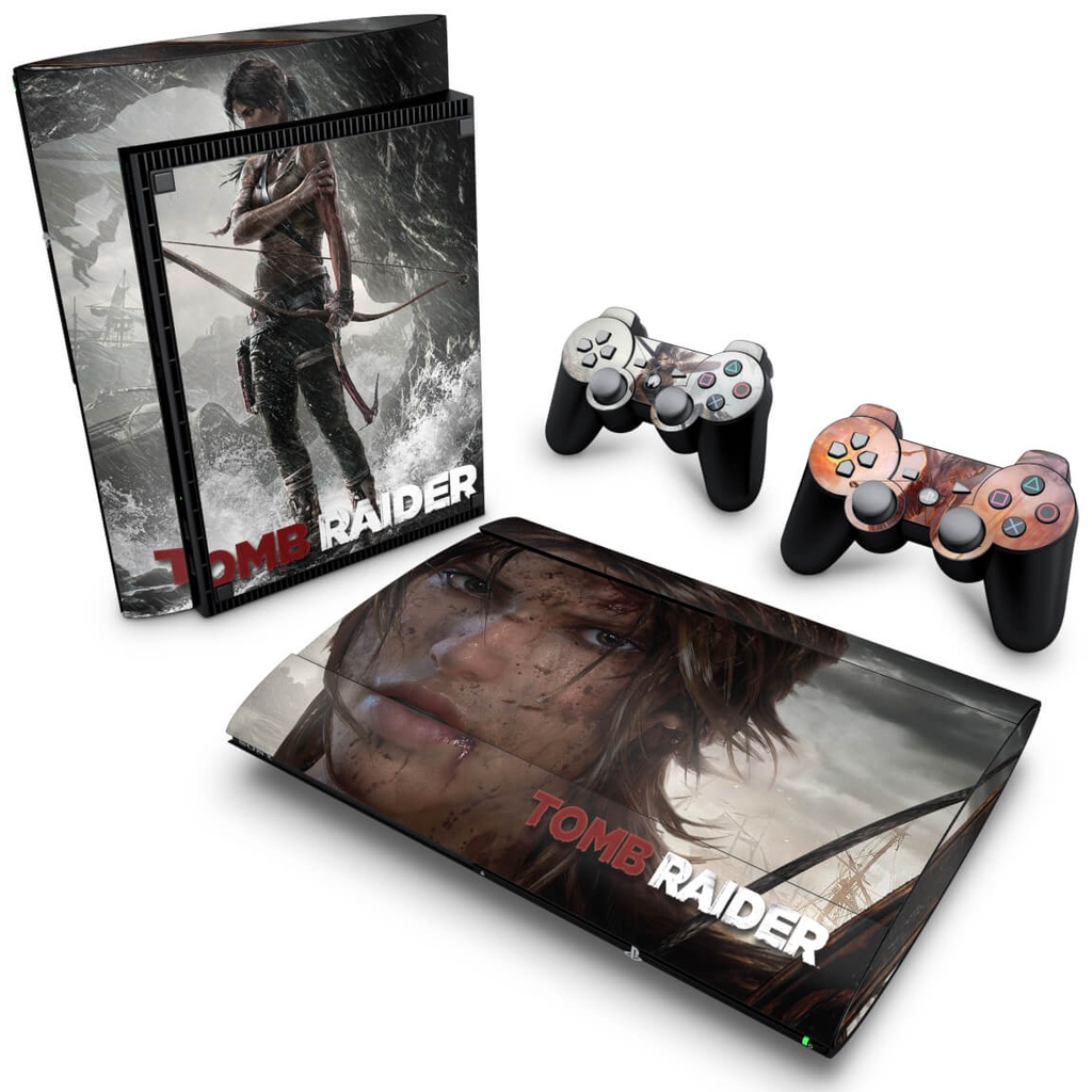 Skin PS3 Super Slim Adesivo - Tomb Raider