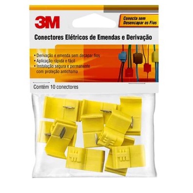 Conector Elétrico De Emenda E Derivação 3M Scotchlok IDC 562 Pacote Com 10 Unidades