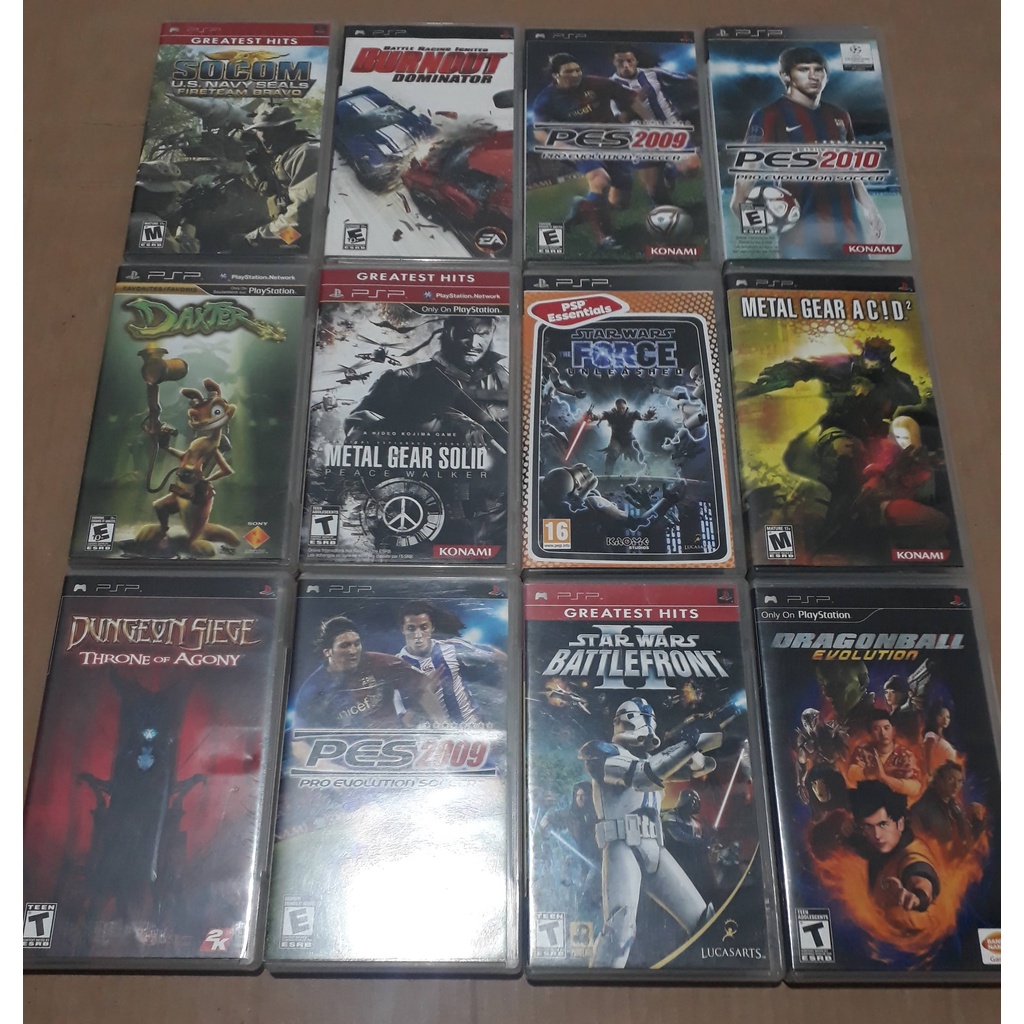 Jogos para PSP Playstation Portable (portátil) UMD Mídia Física