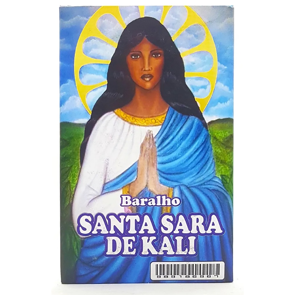 Baralho De Tarô Cigana Sara Kali Com Manual Padroeira Cigana