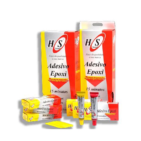 Cola Adesivo Epoxi Liquida Transparente de Colagem Rápida HS Bond 15 m