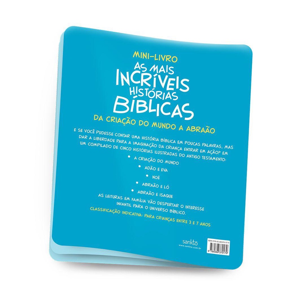 Detalhes do Mini-livro As mais incríveis histórias bíblicas