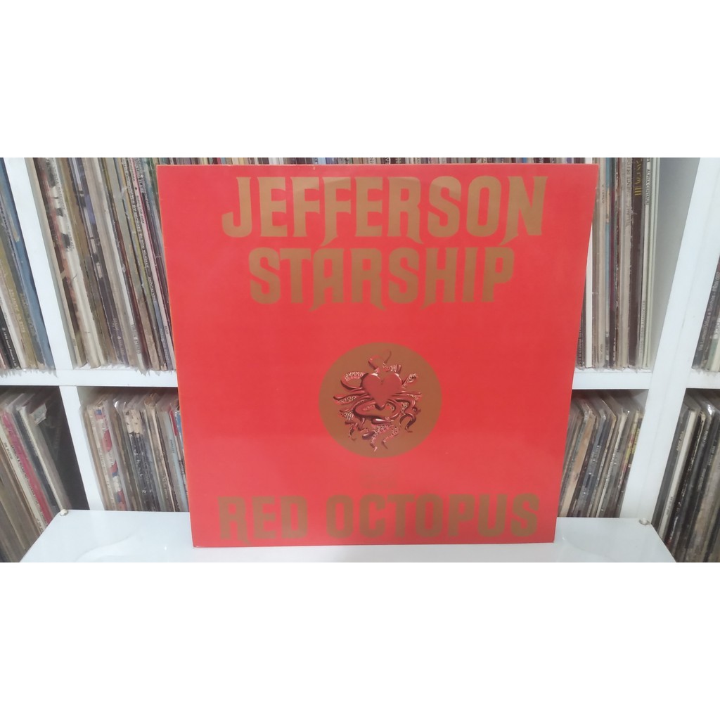 LP - JEFFERSON STARSHIP (GRACE SLICK, PAUL KANTNER) - RED OCTOPUS - 1975