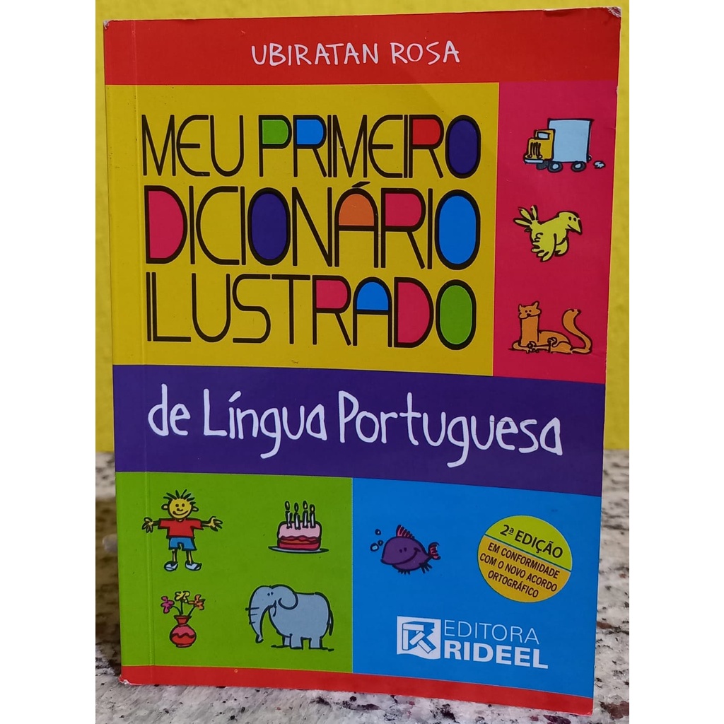 Meu Primeiro Dicionário Ilustrado De Língua Portuguesa Shopee Brasil 