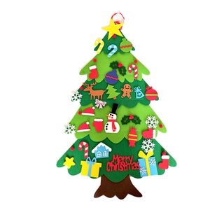 Faça Você Mesmo Feltro Árvore de Natal Feliz Natal Decoração de Natal em  Casa | Shopee Brasil