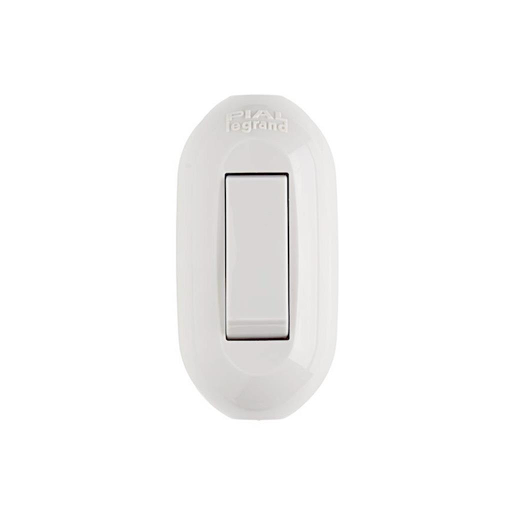 Interruptor Simples Centro Cordao 10A 250Vca Branco Pial em Oferta na Shopee