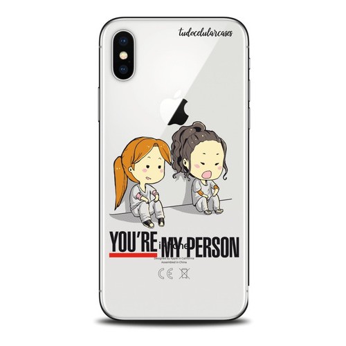 Capinha Capa Celular Grey's Anatomy You Are My Person Cód722