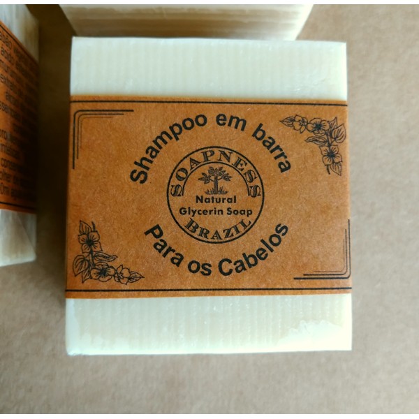 2 x Shampoo Natural em Barra Shopee Brasil
