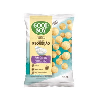 Snack Sem Glúten Sabor Requeijão 25g - Good Soy em Oferta na Shopee